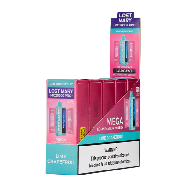 BUY 1 GET 1 FREE Lime Grapefruit Lost Mary MO20000 PRO | Vape Amazon India