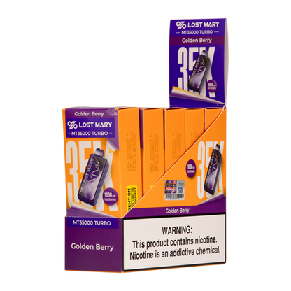 BUY 1 GET 1 FREE Golden Berry Lost Mary MT35K Turbo | Vape Amazon India