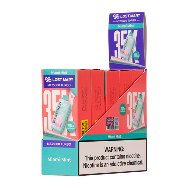 BUY 1 GET 1 FREE Miami Mint Lost Mary MT35K Turbo | Vape Amazon India
