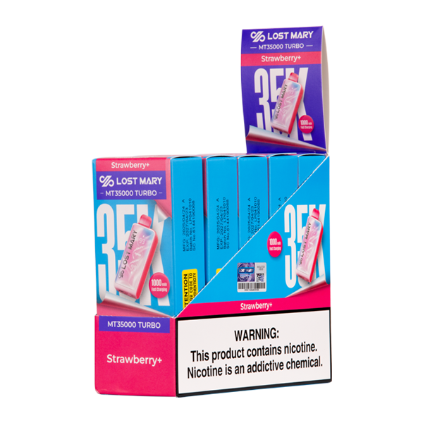 BUY 1 GET 1 FREE Strawberry Lost Mary MT35K Turbo | Vape Amazon India