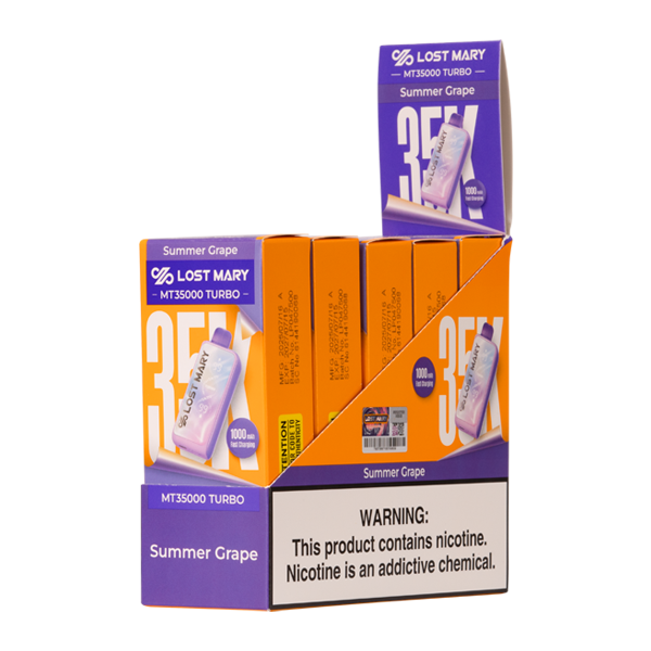 BUY 1 GET 1 FREE Summer Grape Lost Mary MT35K Turbo | Vape Amazon India