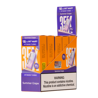 BUY 1 GET 1 FREE Summer Grape Lost Mary MT35K Turbo | Vape Amazon India