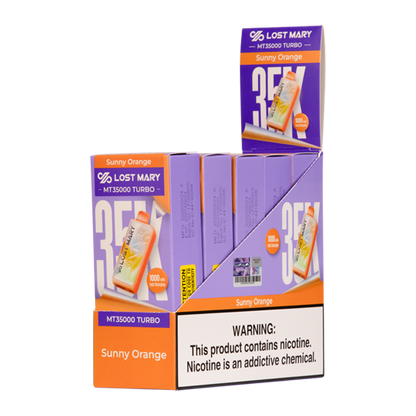 BUY 1 GET 1 FREE Sunny Orange Lost Mary MT35K Turbo | Vape Amazon India