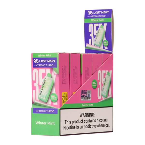 BUY 1 GET 1 FREE |  Winter Mint Lost Mary MT35K Turbo