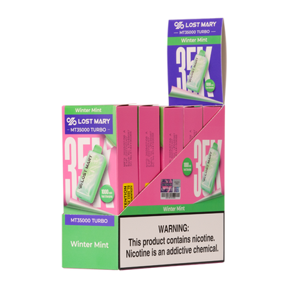 BUY 1 GET 1 FREE |  Winter Mint Lost Mary MT35K Turbo