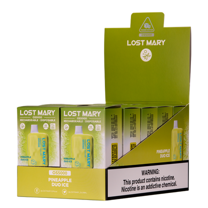 BUY 1 GET 1 FREE Pineapple Duo Ice Lost Mary OS5000 | Vape Amazon India