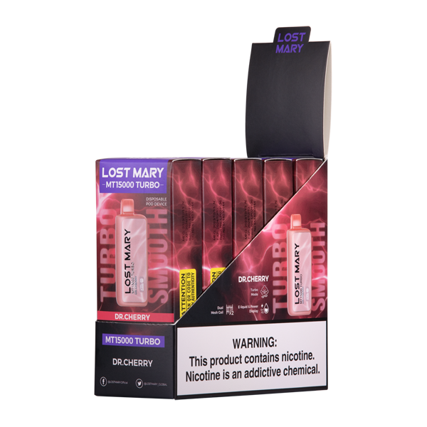 BUY 1 GET 1 FREE Dr. Cherry Lost Mary MT15000 Turbo | Vape Amazon India