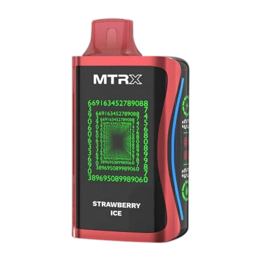 BUY 1 GET 1 FREE Strawberry Ice MTRX MX 25000 | Vape Amazon India