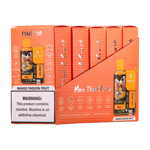 BUY 1 GET 1 FREE Mango Passion Fruit Pyne Pod Boost | Vape Mumbai India Pyne Pod
