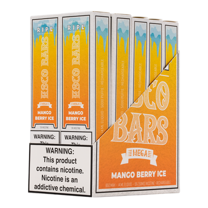 BUY 1 GET 1 FREE Mango Berry Ice Esco Bar MEGA | Vape Amazon India