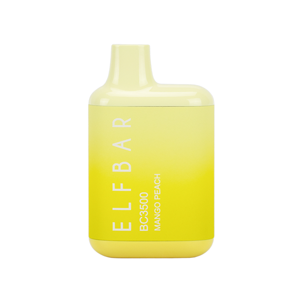 BUY 1 GET 1 FREE Mango Peach Elf Bar 3500 | Vape Amazon India