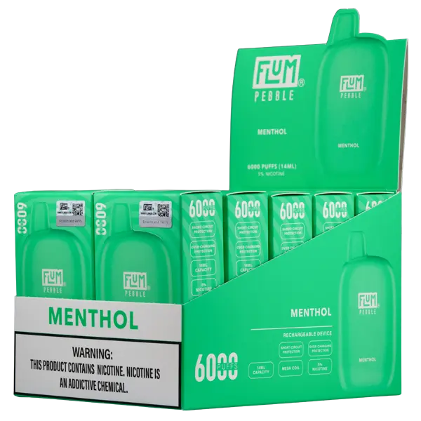 BUY 1 GET 1 FREE Menthol FLUM Pebble | Vape Mumbai India Flum