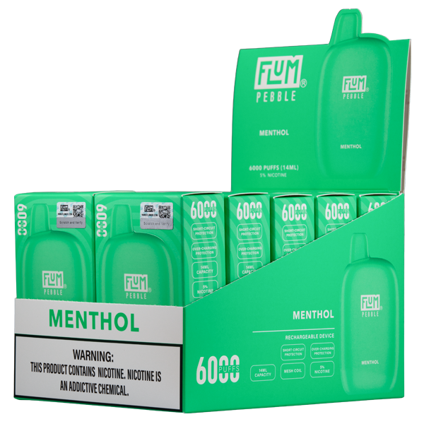 BUY 1 GET 1 FREE Menthol FLUM Pebble | Vape Amazon India