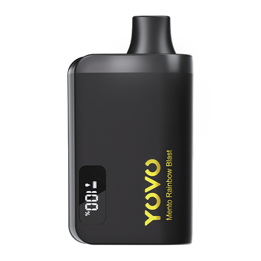 BUY 1 GET 1 FREE Mento Rainbow Blast YOVO JB8000 Black Golden Edition | Vape Amazon India