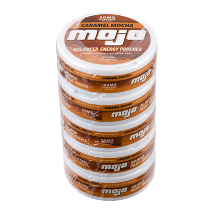 BUY 1 GET 1 FREE Caramel Mocha Mojo Balanced Energy Pouches | Vape Amazon India