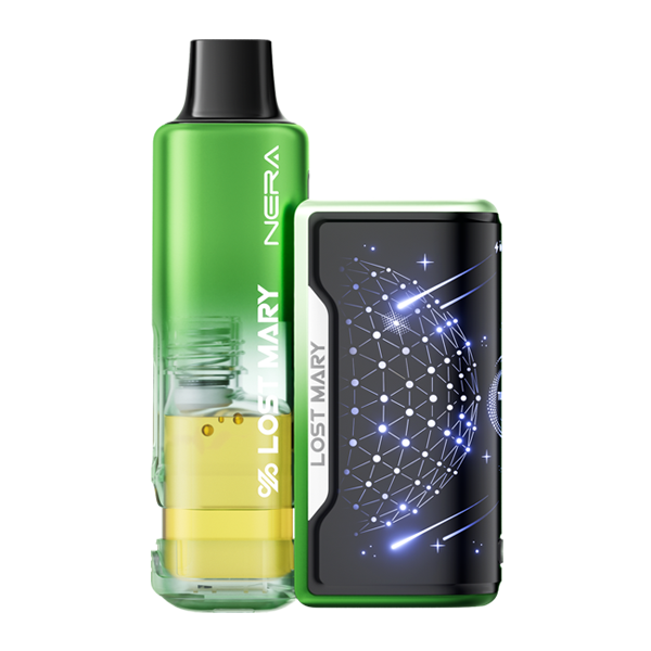 BUY 1 GET 1 FREE Sour Apple Ice Lost Mary Nera Fullview Kit | Vape Amazon India