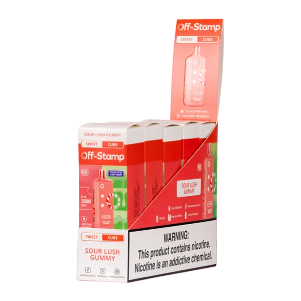 BUY 1 GET 1 FREE Sour Lush Off Stamp Sweet Cube | Vape Mumbai India Off Stamp