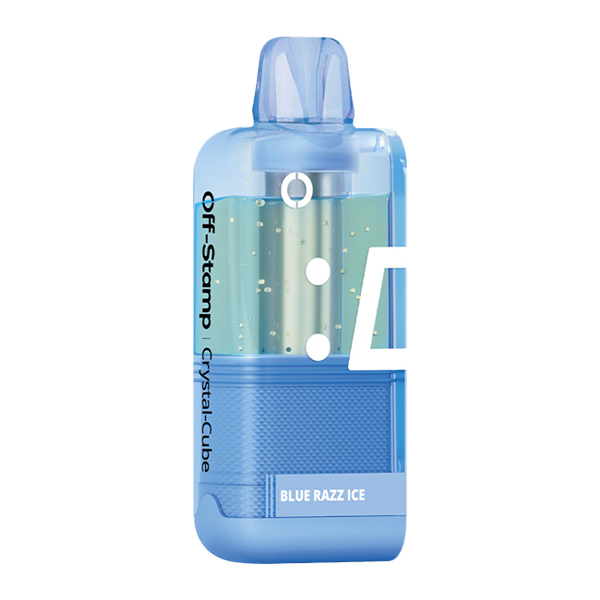 BUY 1 GET 1 FREE Blue Razz Ice Off Stamp X-Cube Disposable (Crystal) | Vape Mumbai India