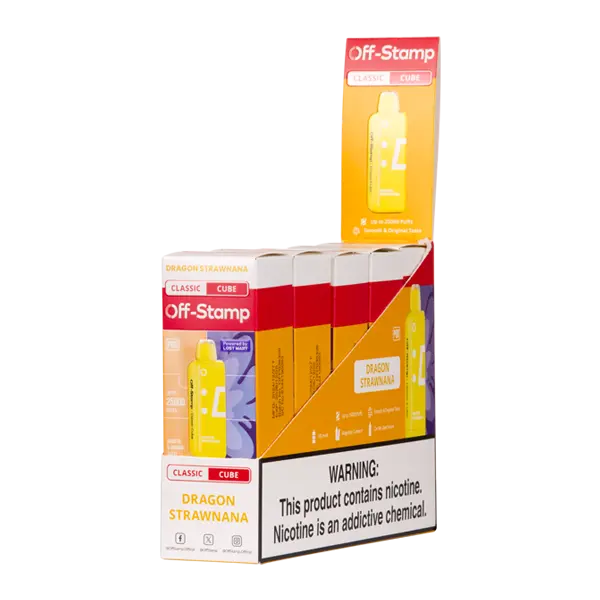 BUY 1 GET 1 FREE Dragon Strawnana Off Stamp Classic Cube Pod | Vape Mumbai India Off Stamp