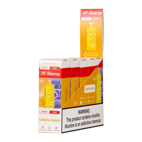 BUY 1 GET 1 FREE Lemon Noggin Off Stamp Sweet Cube | Vape Mumbai India Off Stamp