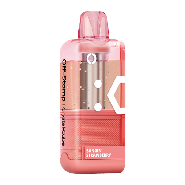 BUY 1 GET 1 FREE Bangin Strawberry Off Stamp X-Cube Disposable (Crystal) | Vape Mumbai India