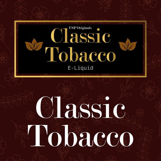 Usp Originals Classic Tobacco E-Liquids 30 ml Pg Vg Ratio 50/50