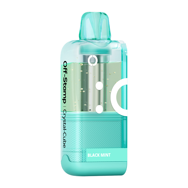 BUY 1 GET 1 FREE Black Mint Off Stamp X-Cube Disposable Crystal | Vape Mumbai India
