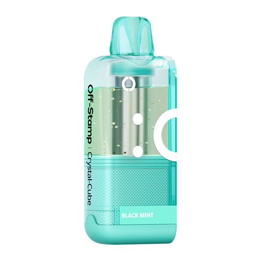 Black Mint Off Stamp X-Cube Disposable Crystal
