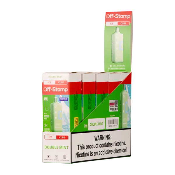 BUY 1 GET 1 FREE Double Mint Ice Off Stamp Ice Cube | Vape Mumbai India Off Stamp