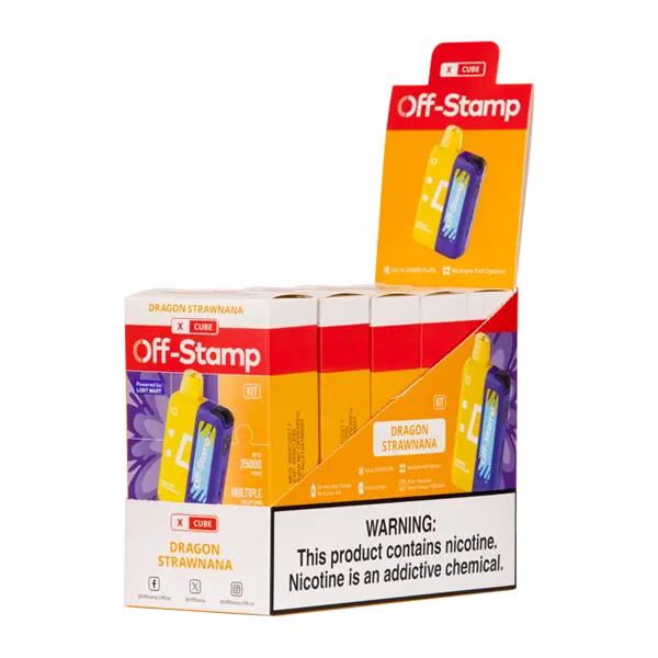 BUY 1 GET 1 FREE Dragon Strawnana Off Stamp X-Cube Kit | Vape Mumbai India Off Stamp