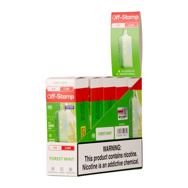 BUY 1 GET 1 FREE Forest Mint Ice Off Stamp Ice Cube | Vape Mumbai India Off Stamp
