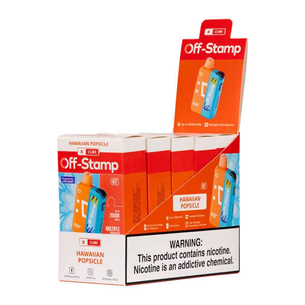 BUY 1 GET 1 FREE Pineapple Passion Orange Off Stamp X-Cube Kit | Vape Mumbai India Off Stamp
