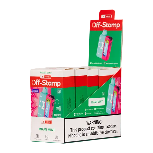 BUY 1 GET 1 FREE Miami Mint Off Stamp X-Cube Kit | Vape Mumbai India Off Stamp