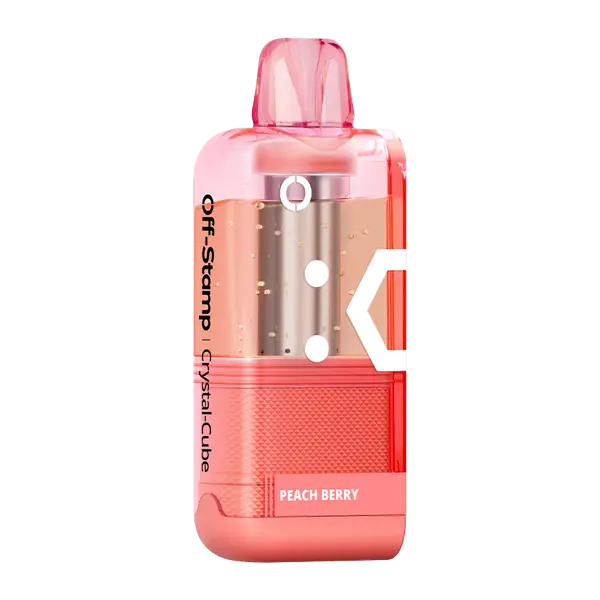BUY 1 GET 1 FREE Peach Berry Off Stamp X-Cube Disposable Crystal | Vape Mumbai India Off Stamp