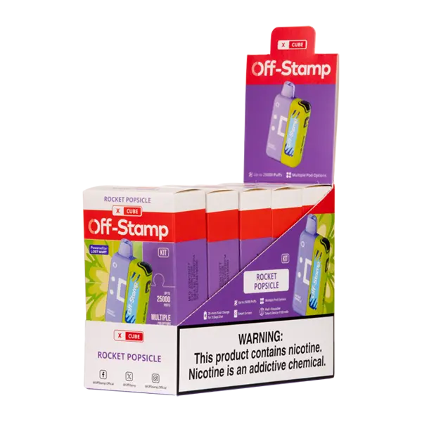 BUY 1 GET 1 FREE Rocket Freeze Off Stamp X-Cube Kit | Vape Mumbai India Off Stamp