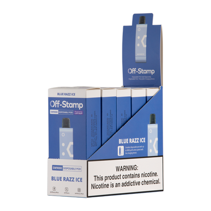 Blue Razz Ice OFF STAMP SW9000 Disposable