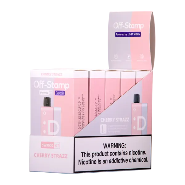 BUY 1 GET 1 FREE Cherry Strazz OFF STAMP SW9000 Kit | Vape Mumbai India Off Stamp