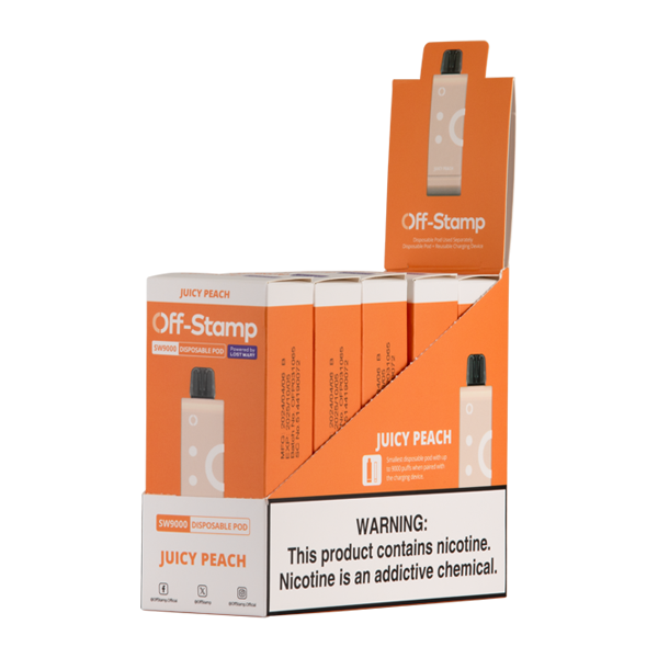 Juicy Peach OFF STAMP SW9000 Disposable