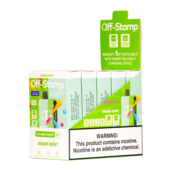 BUY 1 GET 1 FREE Miami Mint Off Stamp SW16000 Kit | Vape Mumbai India Off Stamp