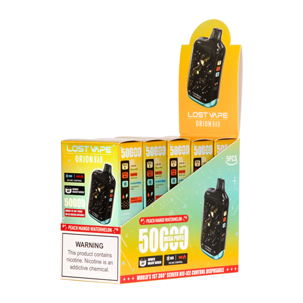 BUY 1 GET 1 FREE Peach Mango Watermelon Orion Bar 50K | Vape Amazon India