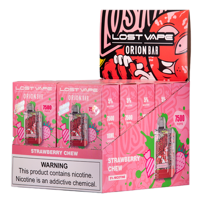 BUY 1 GET 1 FREE Strawberry Chew Orion Bar 7500 | Vape Amazon India