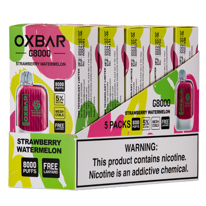 BUY 1 GET 1 FREE Strawberry Watermelon Oxbar G8000 | Vape Amazon India