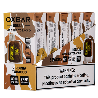 BUY 1 GET 1 FREE Virginia Tobacco Oxbar G8000 | Vape Amazon India