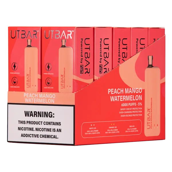 BUY 1 GET 1 FREE Peach Mango Watermelon UT Bar | Vape Mumbai India Flum