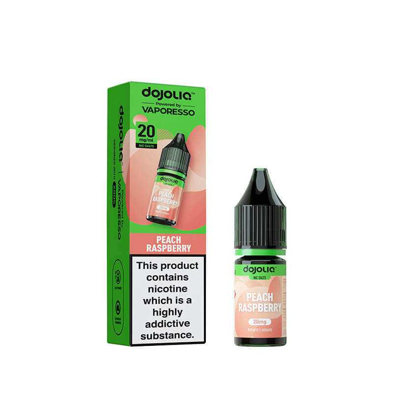 DojoLiq Peach Raspberry 10ml Nic Salt E-Liquid by Vaporesso