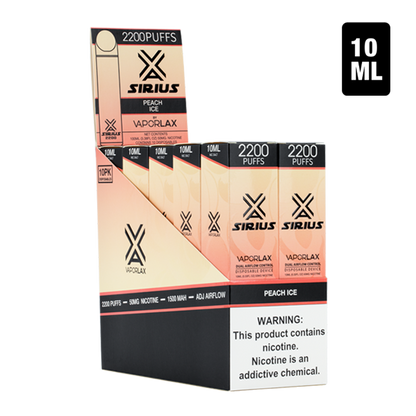 BUY 1 GET 1 FREE Peach Ice by Sirius | Vape Amazon India