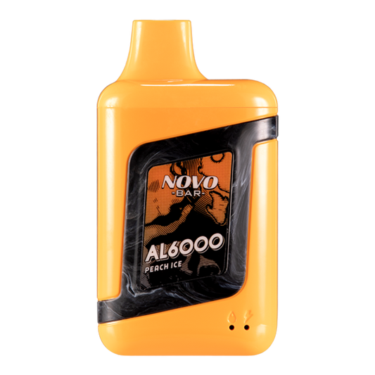 BUY 1 GET 1 FREE Peach Ice Novo Bar AL6000 | Vape Amazon India