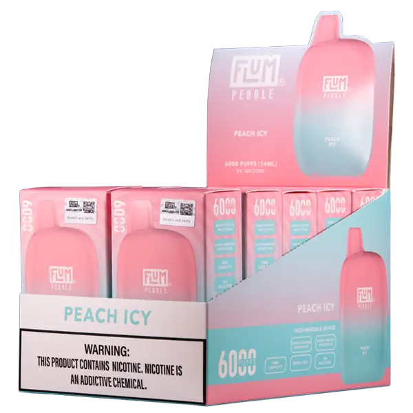 BUY 1 GET 1 FREE Peach Icy FLUM Pebble | Vape Mumbai India Flum