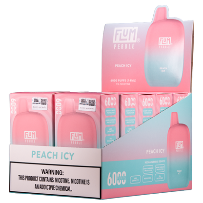 BUY 1 GET 1 FREE Peach Icy FLUM Pebble | Vape Amazon India