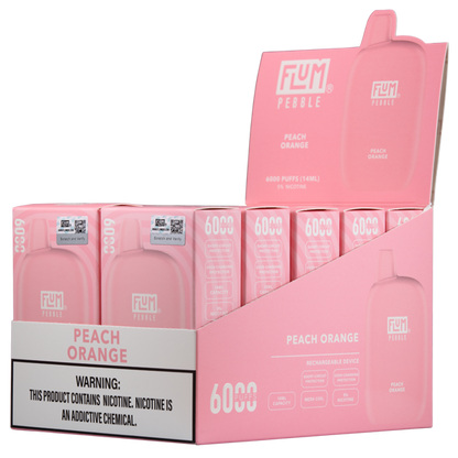 BUY 1 GET 1 FREE Peach Orange FLUM Pebble | Vape Amazon India